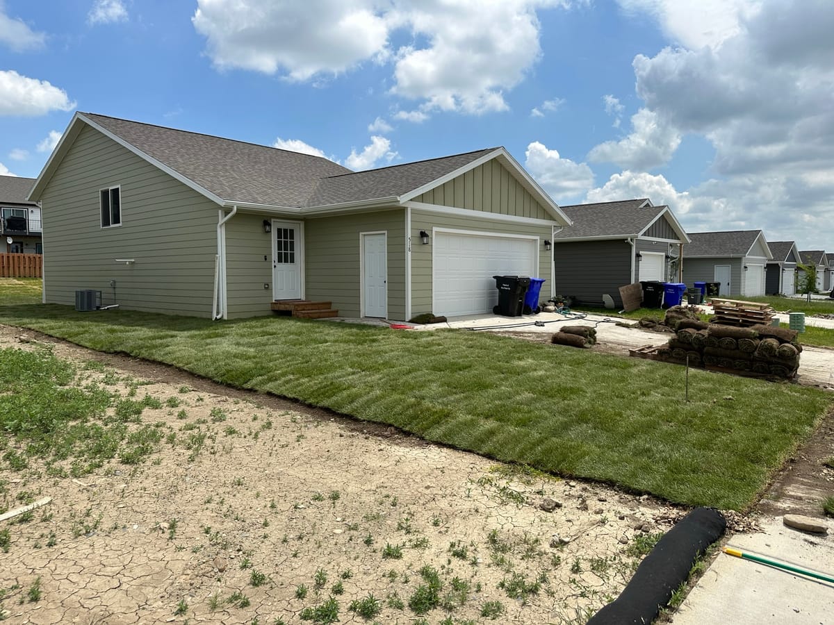 Sodding & Trash-Bin Pavers — Merkle Werks landscaping project